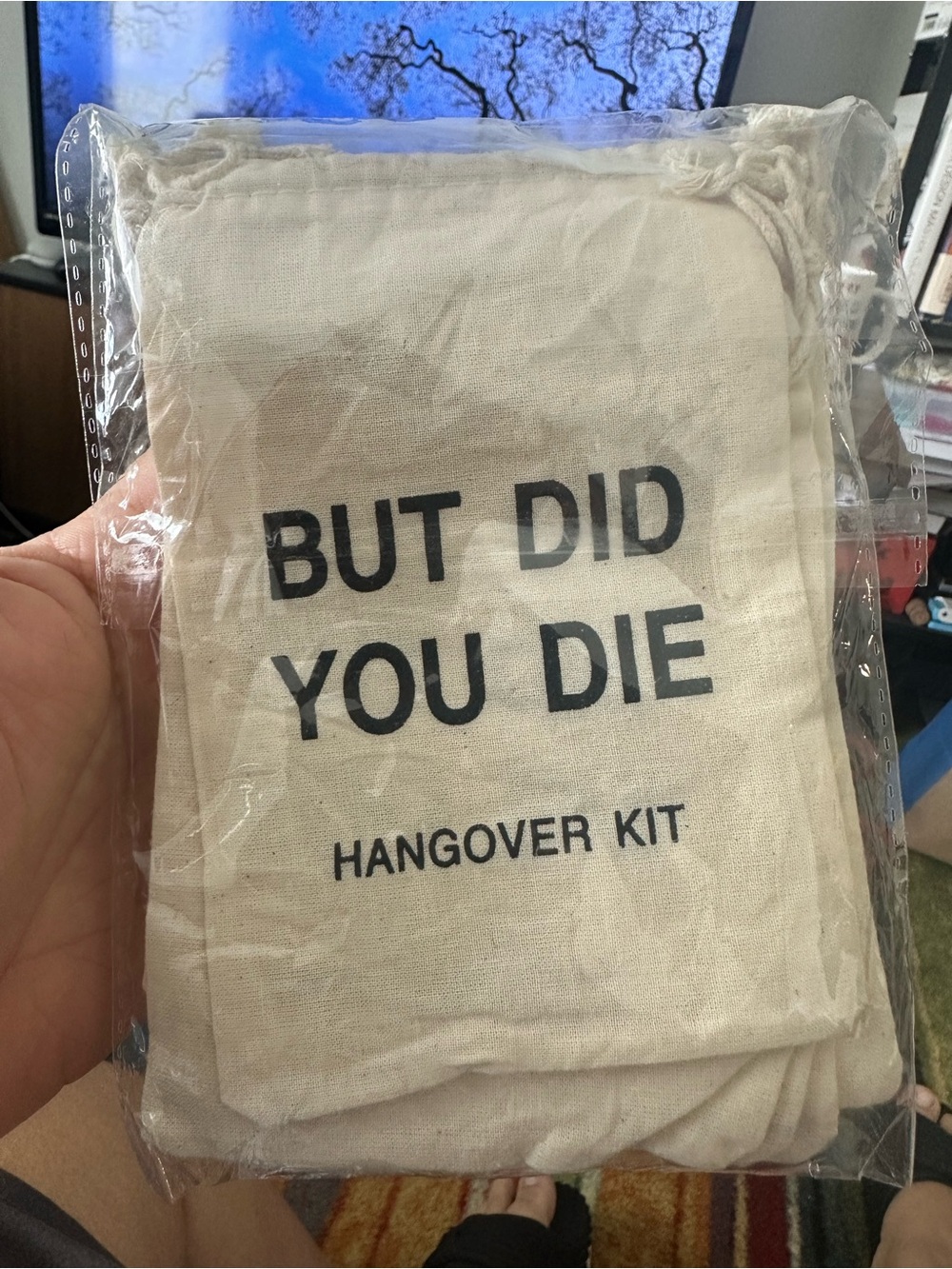 BUT DID YOU DIE Hangover Kit bag